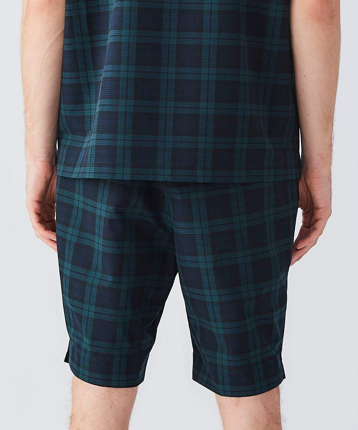 メンズ】チェック柄撥水冷感ショートパンツ|アルチビオ-アウトレット