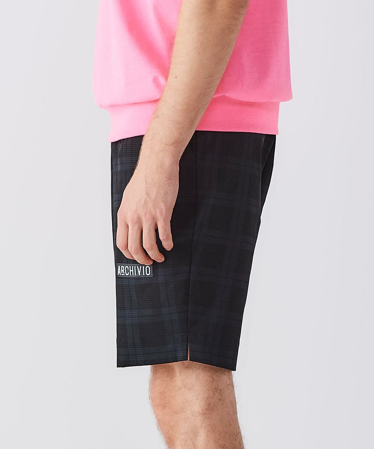 メンズ】チェック柄撥水冷感ショートパンツ|アルチビオ-アウトレット