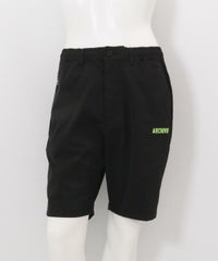 【メンズ】バックライン撥水ショートパンツ（ブラック）