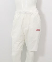 【メンズ】バックライン撥水ショートパンツ（ホワイト）