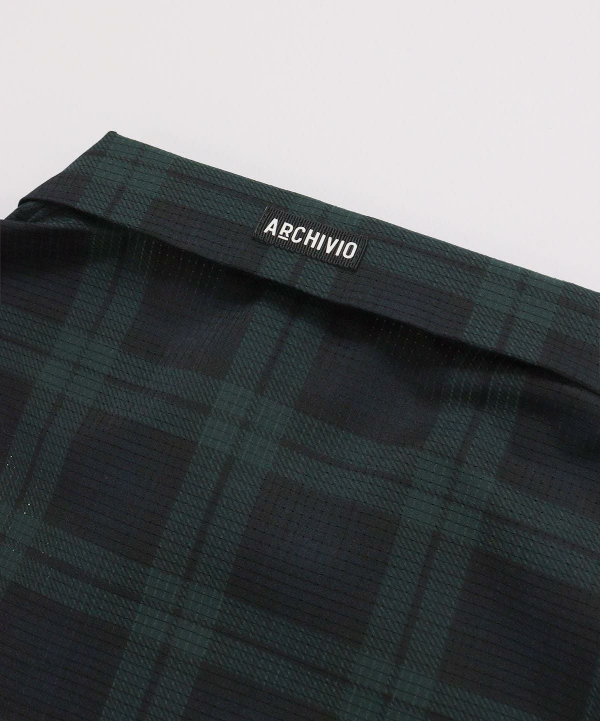 襟元後部分（グリーン）