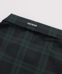 襟元後部分（グリーン）