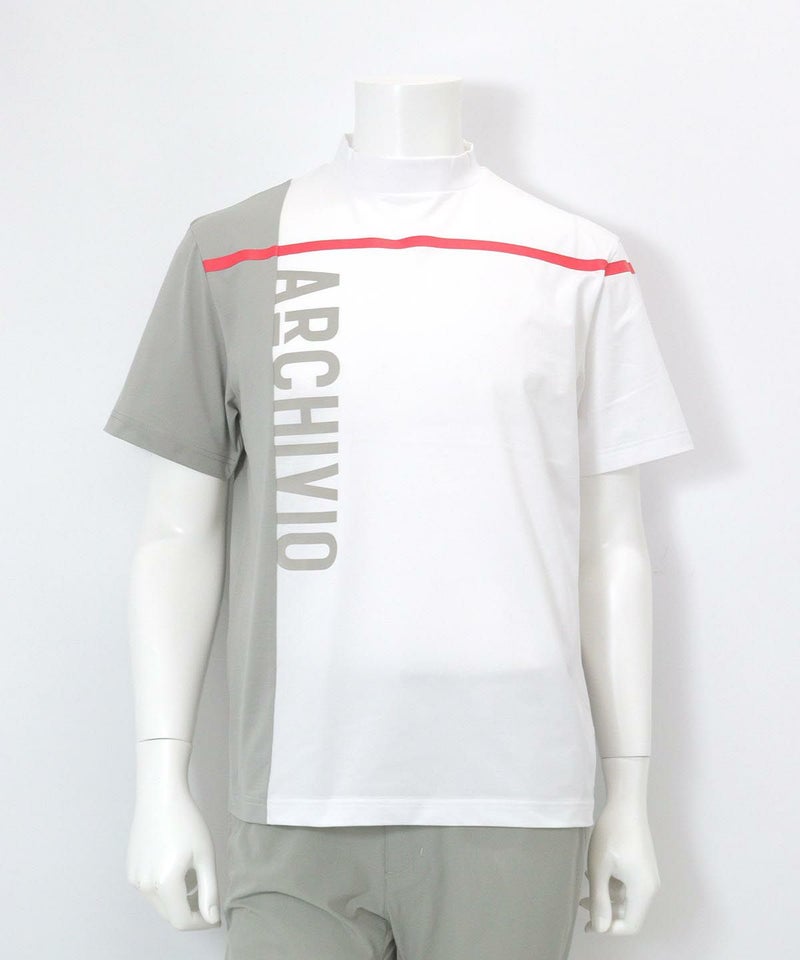 【メンズ】配色切替UV速乾プルオーバー（ホワイト）