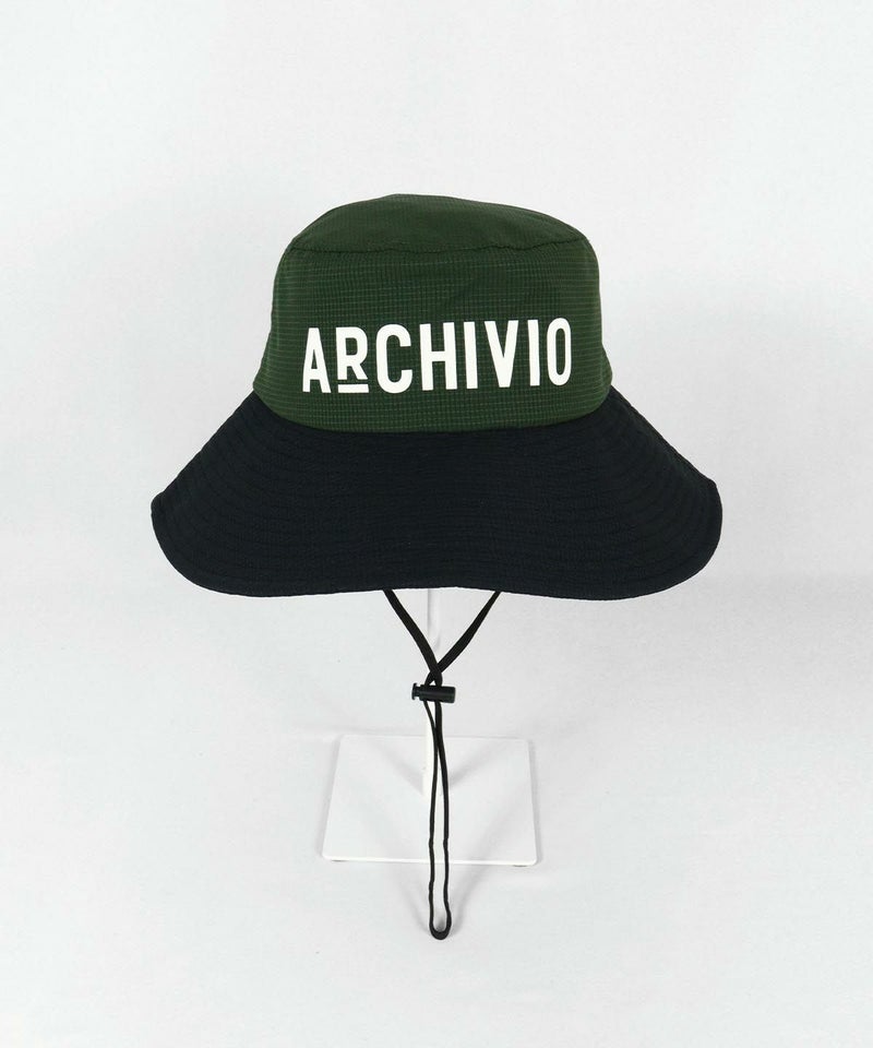 配色撥水アドベンチャーハット(グリーン)
