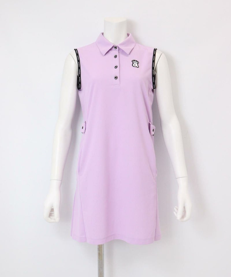 UV速乾ポロノースリワンピース（ライトパープル）