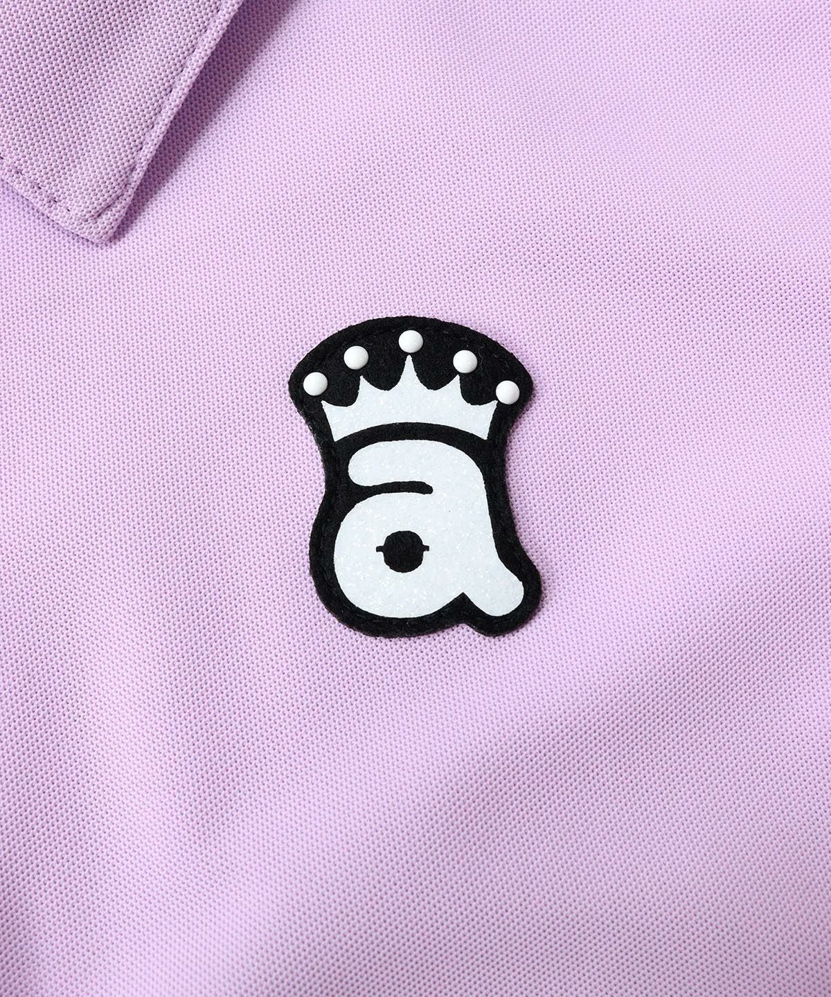 胸元ロゴデザイン部分（ライトパープル）