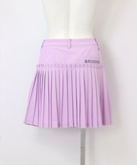 プリーツ切替UV速乾スカート後(ライトパープル)