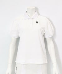 UV速乾パフスリーブポロシャツ(ホワイト)