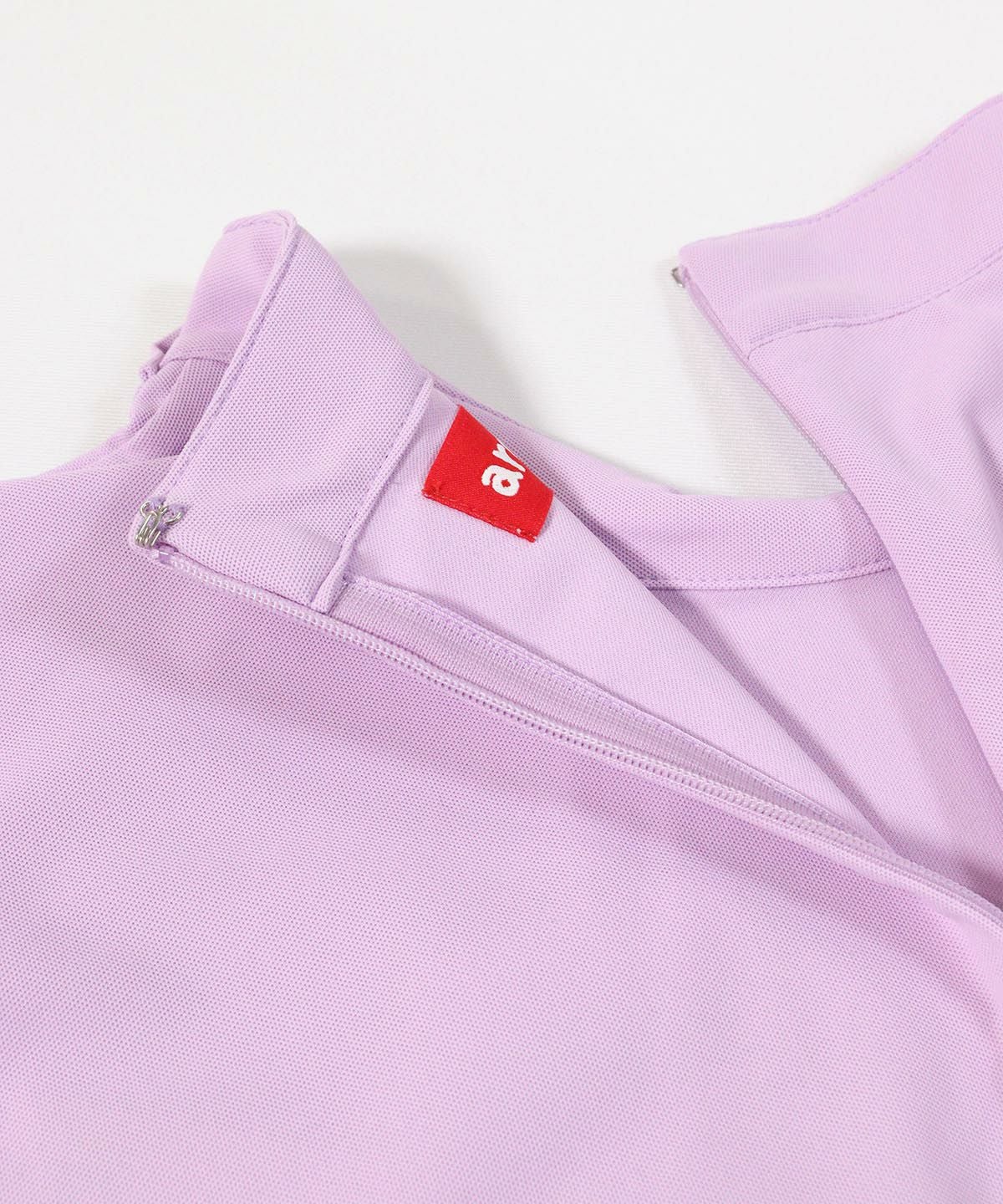 後ろファスナー部分(ライトパープル)