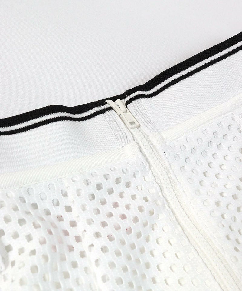 ファスナー部分アップ(ホワイト)