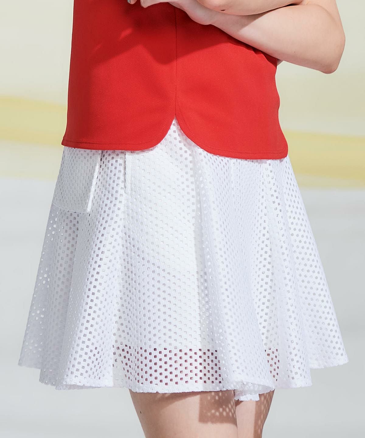 UV冷感メッシュフレアスカート|アルチビオ-アウトレット- - ゴルフ