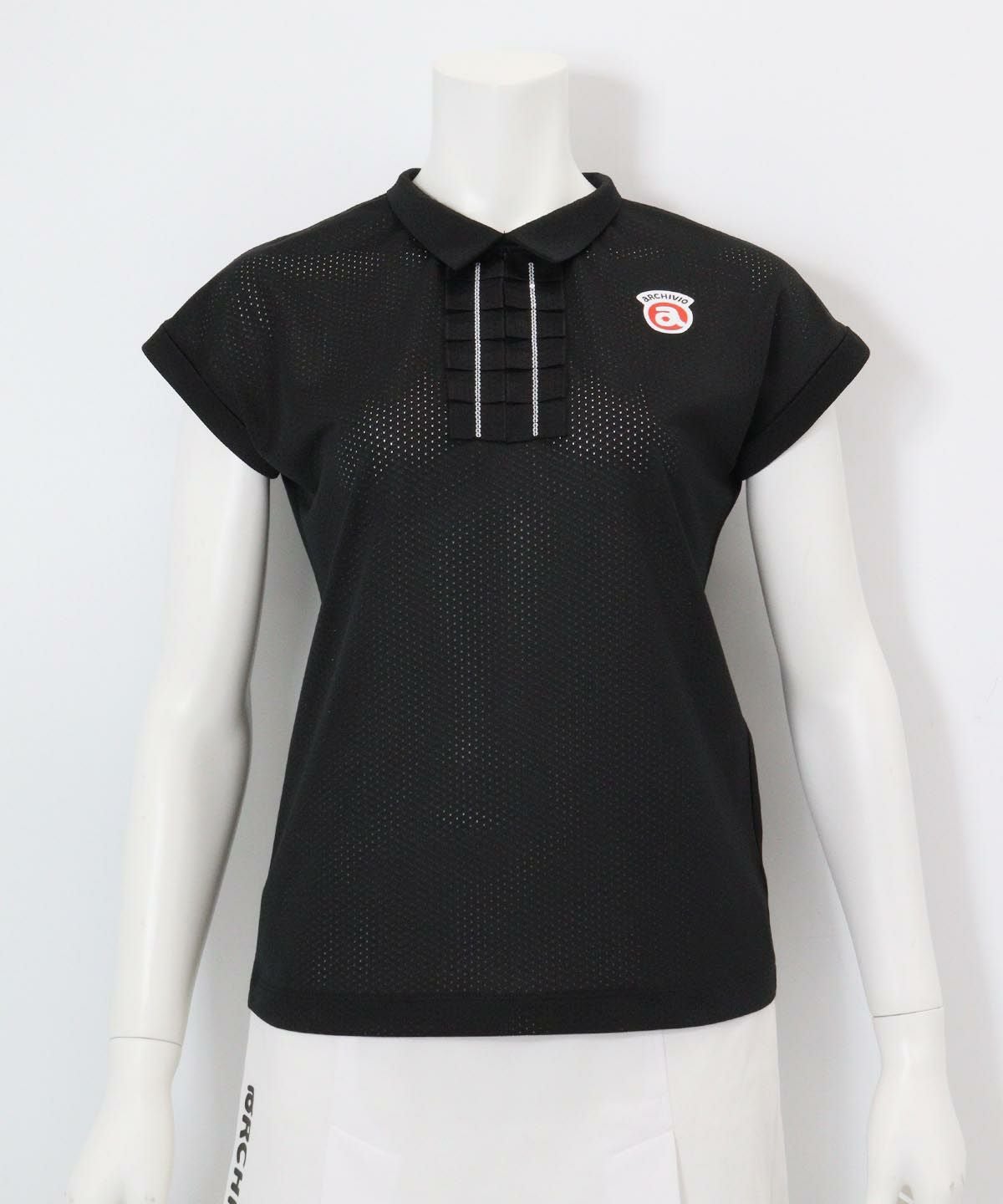 通気撥水メッシュプルオーバー(ブラック)