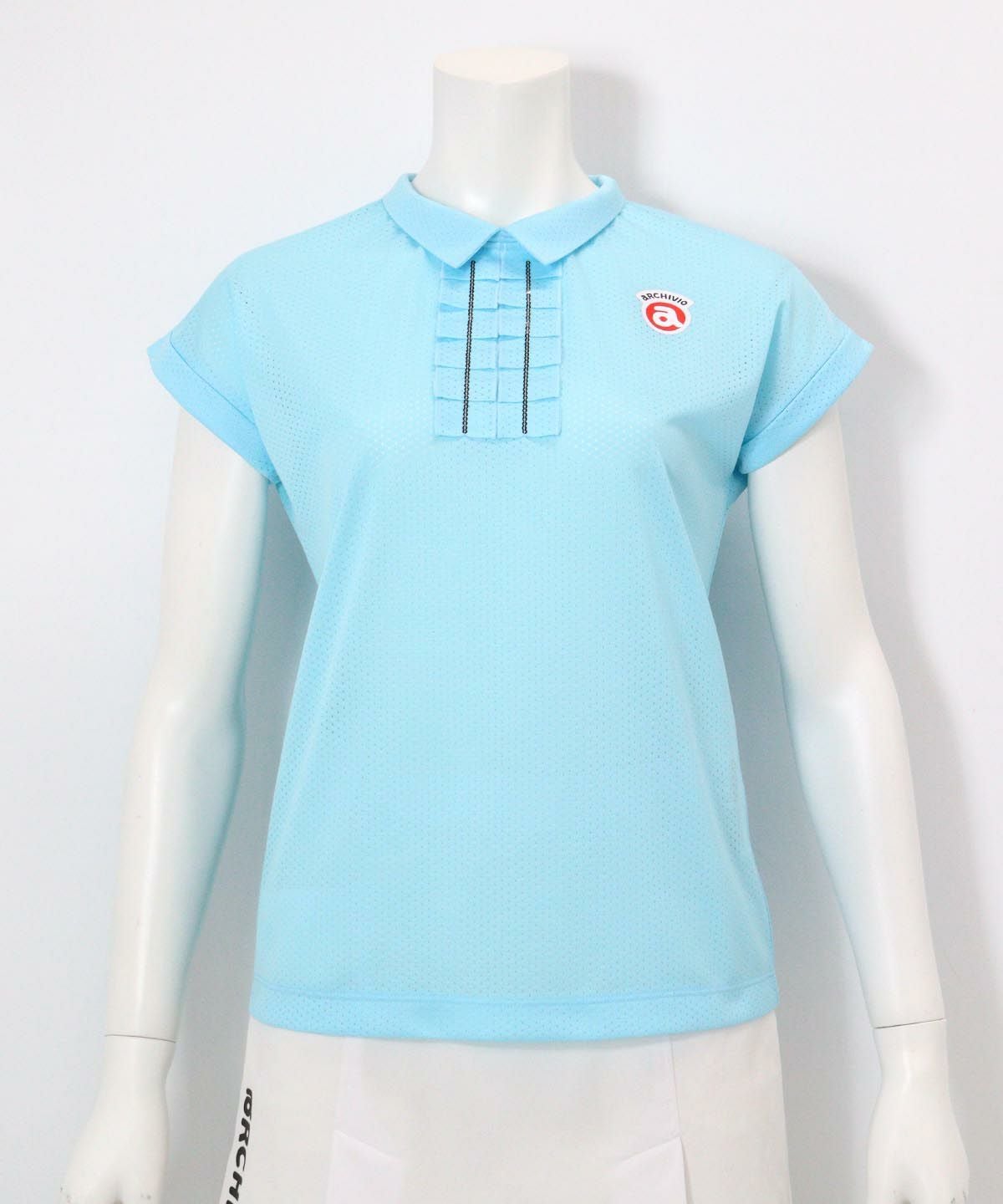 通気撥水メッシュプルオーバー(ライトブルー)