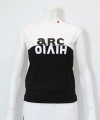 配色ロゴUV速乾ノースリプルオーバー(ブラック)