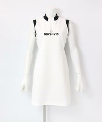 バックフリル速乾ワンピース(ホワイト)