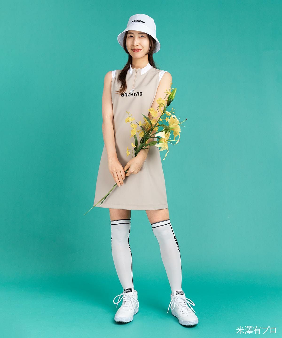アルチビオ　ワンピース バックフリル速乾ワンピース|アルチビオ - ゴルフウェアや婦人服通販