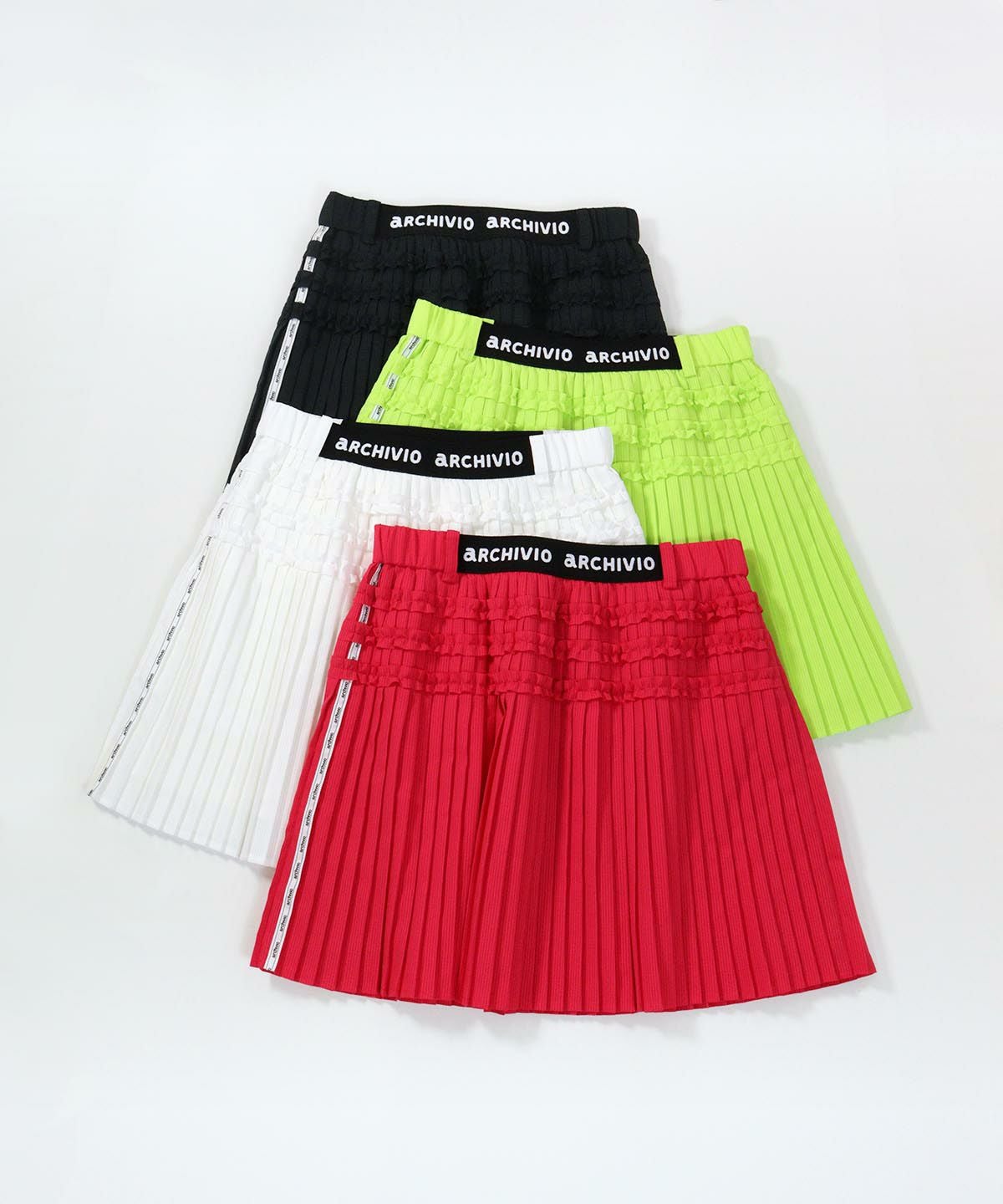 ミニプリーツ撥水通気スカート|アルチビオ - ゴルフウェアや婦人服通販