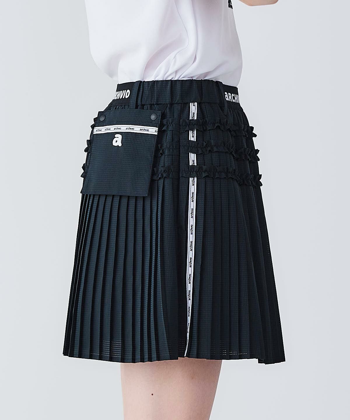 ミニプリーツ撥水通気スカート|アルチビオ - ゴルフウェアや婦人服通販