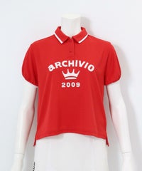 パフスリーブUVポロシャツ(レッド)