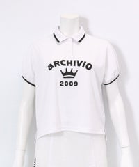 パフスリーブUVポロシャツ(ホワイト)