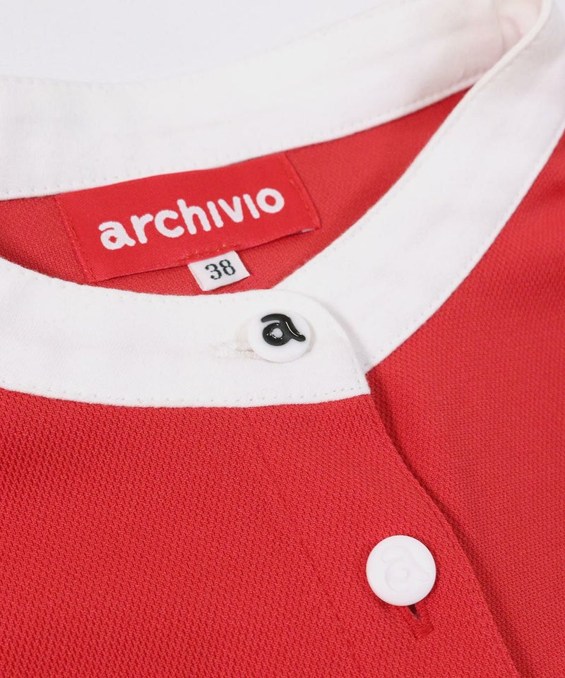 ボタンアップ(レッド)