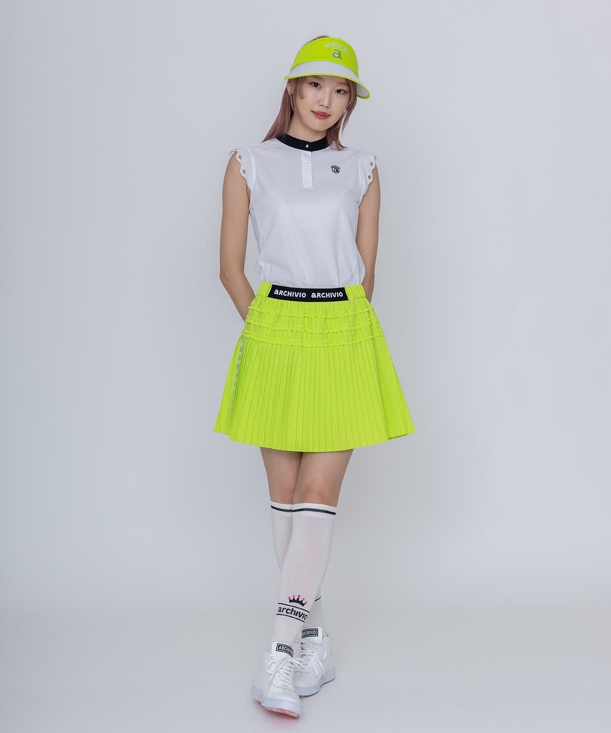 スカラップ袖UVプルオーバー|アルチビオ - ゴルフウェアや婦人服通販