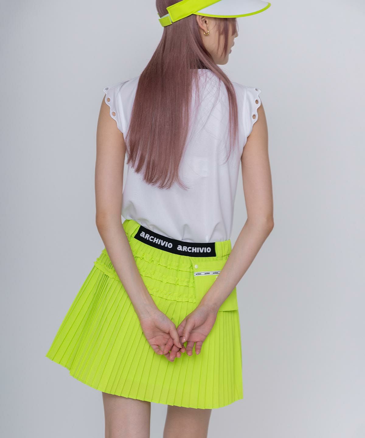 スカラップ袖UVプルオーバー|アルチビオ - ゴルフウェアや婦人服通販