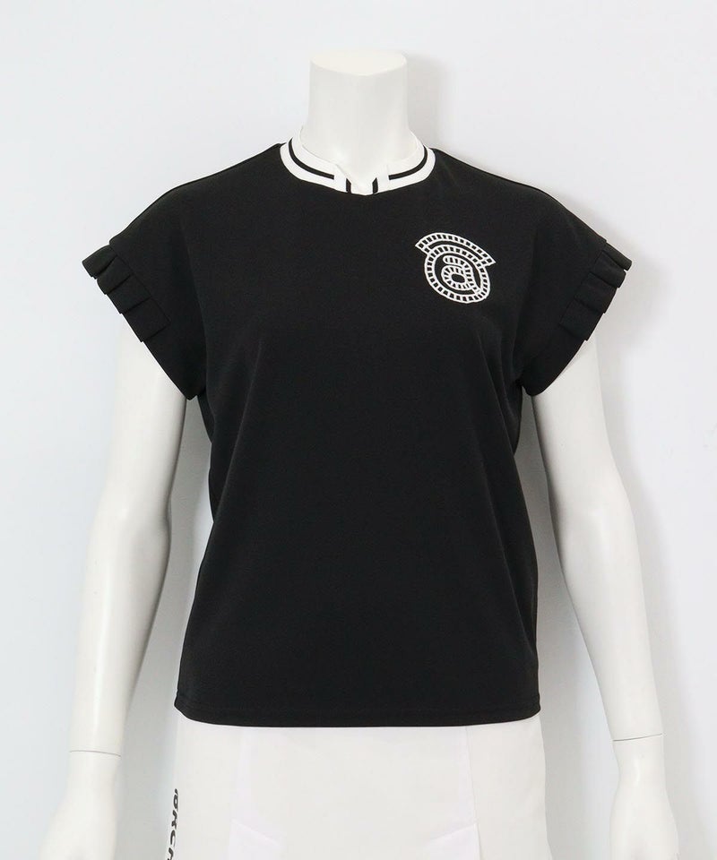 タックフリル袖UVプルオーバー(ブラック)