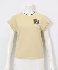 タックフリル袖UVプルオーバー(ベージュ)