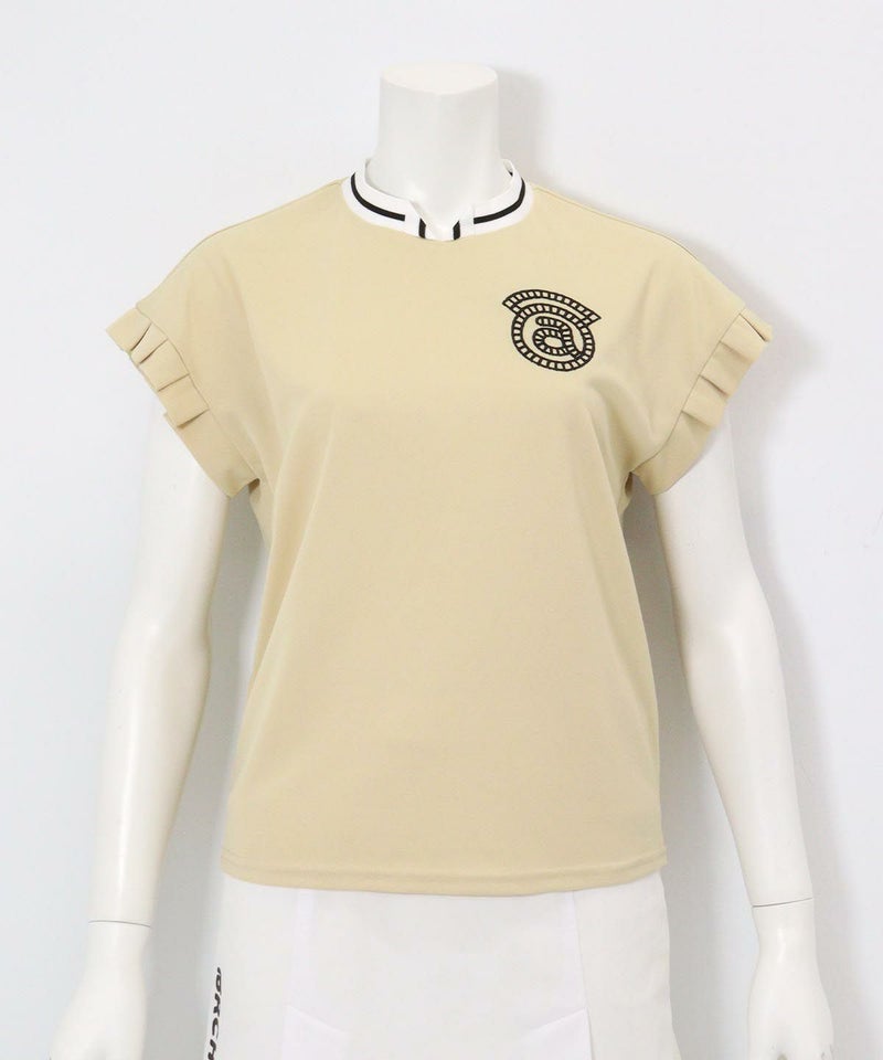 タックフリル袖UVプルオーバー(ベージュ)