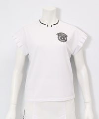 タックフリル袖UVプルオーバー(ホワイト)