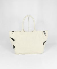  コットンキャンバストートバッグ後（ホワイト（190））