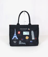 イラストトートバッグ（ブラック）