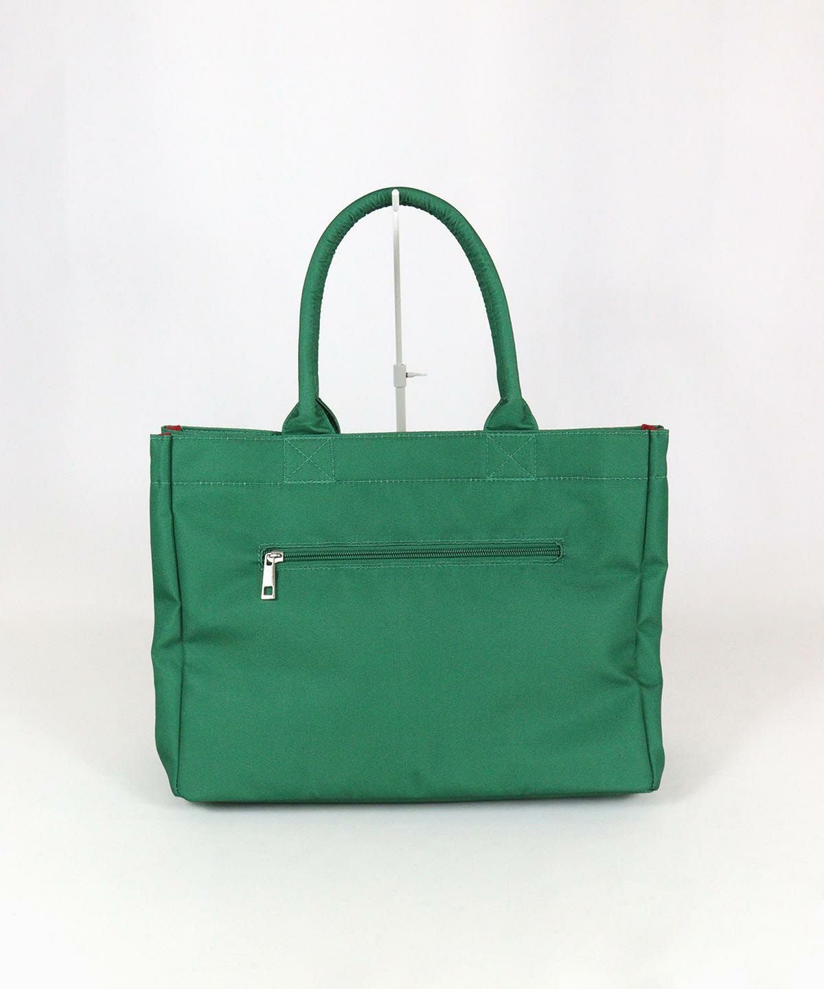 イラストトートバッグ後（グリーン）