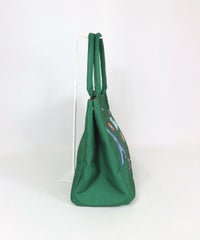 イラストトートバッグ横（グリーン）