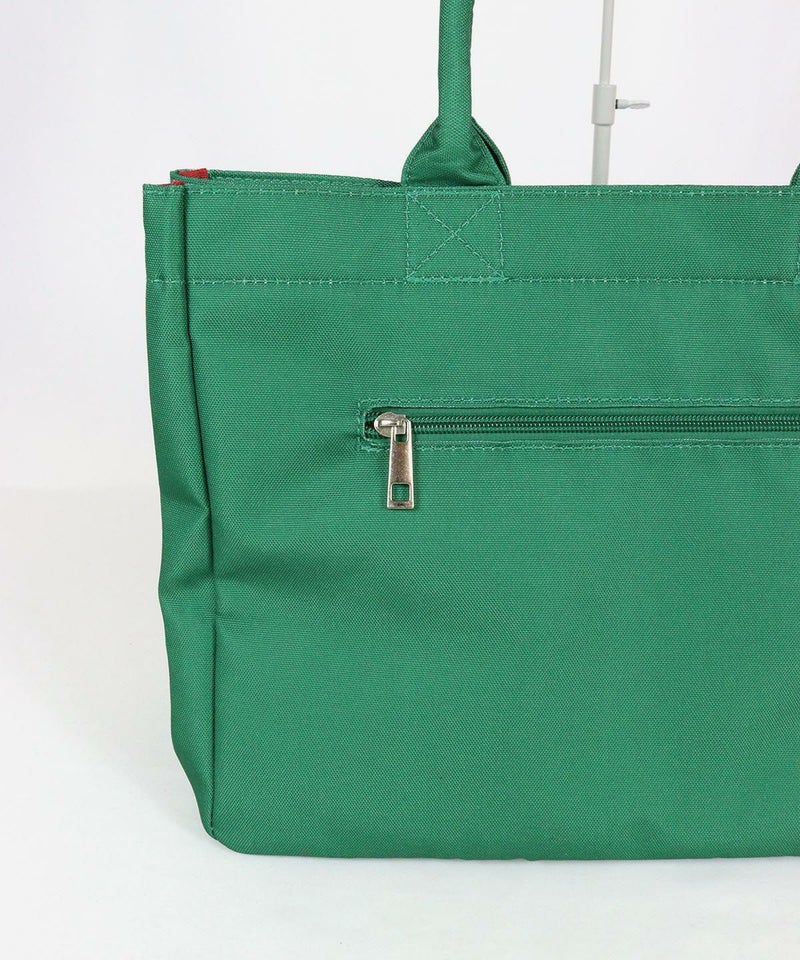 後ファスナー部分（グリーン）