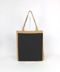 ニットトートバッグ後（ブラック）