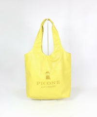 レザー風トートバッグ（イエロー）