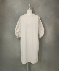 UV冷感タックスリーブワンピース（ベージュ）