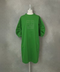 UV冷感タックスリーブワンピース（グリーン）