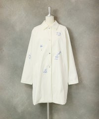 刺繍UVスプリングコート（ホワイト）