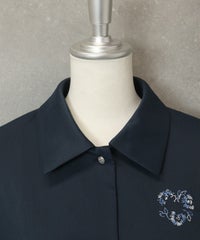 襟元部分（ネイビー）