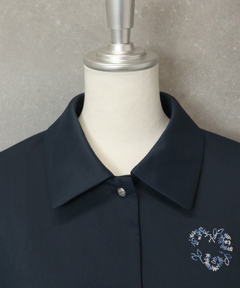 襟元部分（ネイビー）