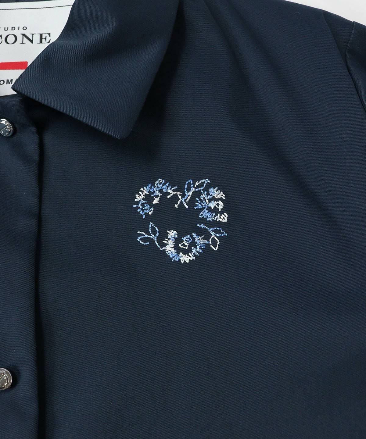 刺繍デザイン部分（ネイビー）