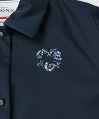 刺繍デザイン部分（ネイビー）