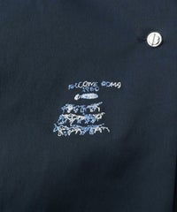 刺繍デザイン部分（ネイビー）