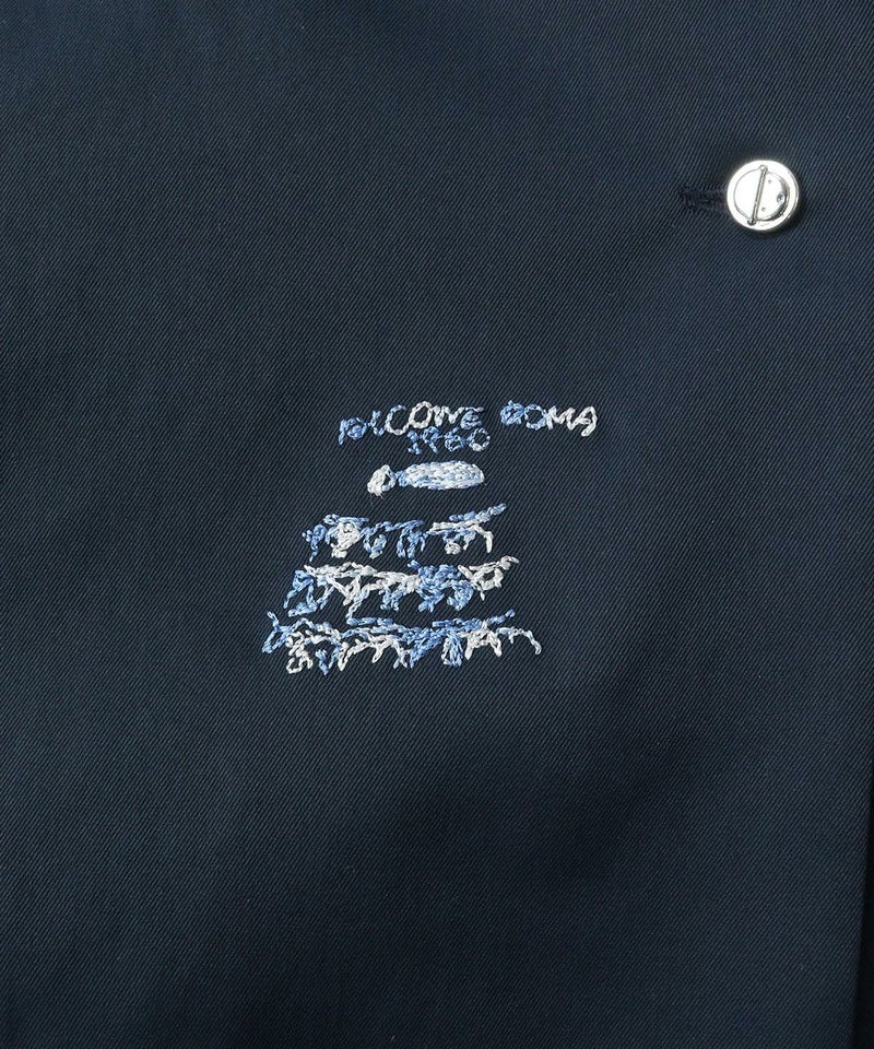 刺繍デザイン部分（ネイビー）