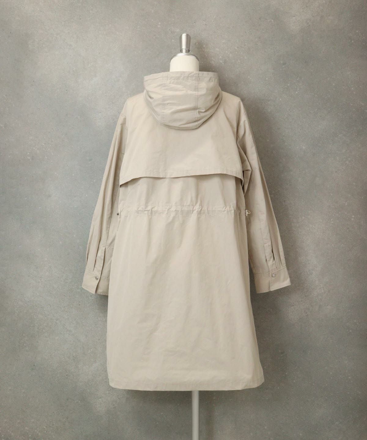 バックドロストコート後(ベージュ)