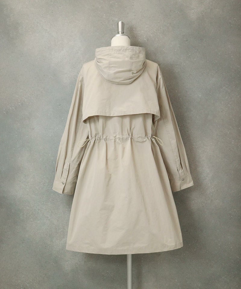 バックドロストコート後(ベージュ)