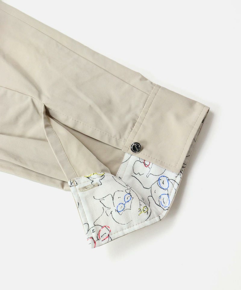 袖口裏地部分（ベージュ）